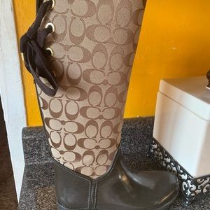 Coach Rain boots